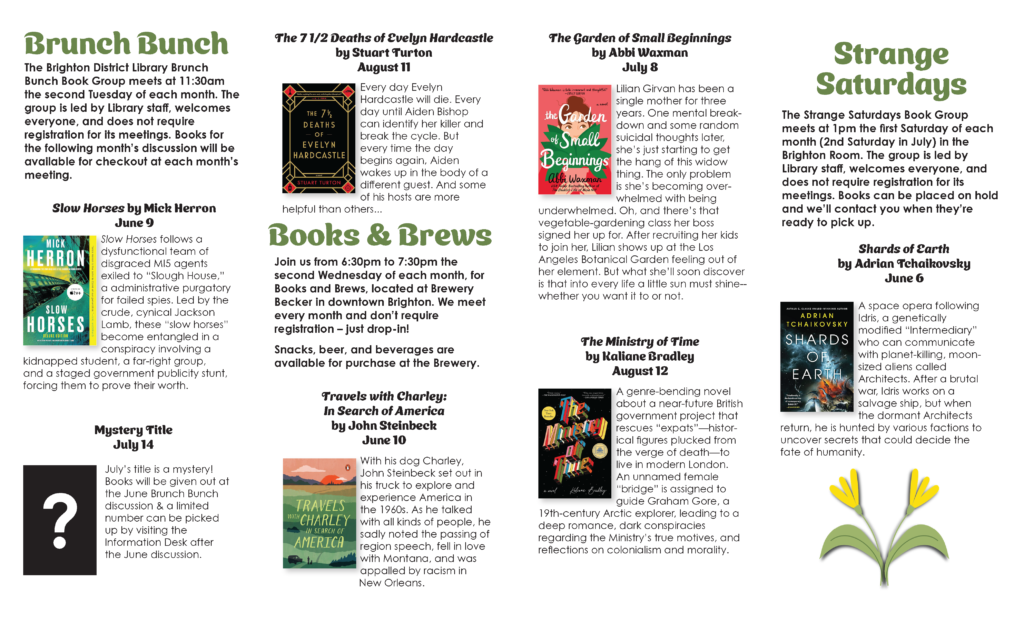 Summer book clubs reading list pt. 2
