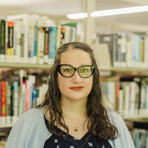 headshot of kelly chenowyth, youth services librarian